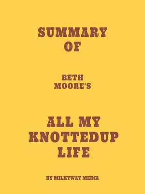 cover image of Summary of Beth Moore's All My KnottedUp Life
